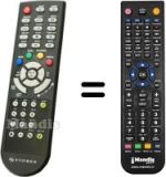 Replacement remote control STOREX AIVX 370 HDW