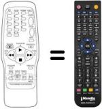 Replacement remote control Orion COMBI 5193B