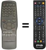 Télécommande équivalente United TVC4148SI