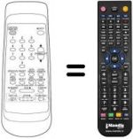 Télécommande équivalente REMCON1195