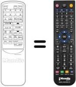 Télécommande équivalente REMCON1021