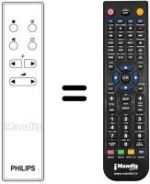 Télécommande équivalente REMCON1367