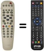 Télécommande équivalente REMCON1293