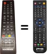 Replacement remote control NordMende ND32N2400M