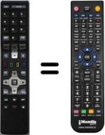 Replacement remote control Kathrein UFS650SI