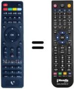 Télécommande équivalente Hisense LTDN24W12EU
