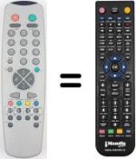 Télécommande équivalente Quadro CTV5140TXT-TV