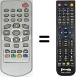 Télécommande équivalente REMCON586