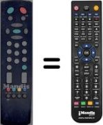 Télécommande équivalente Quadro CTV32 TXT