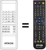 Replacement remote control Hitachi C15-P / 110VT