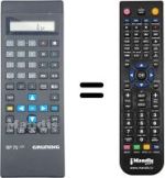 Replacement remote control Grundig SE6110