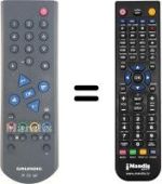 Télécommande équivalente Grundig STR6102