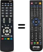 Télécommande équivalente Autovox AX22UDV70