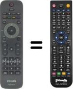 Télécommande équivalente Philips 32PFL7803D
