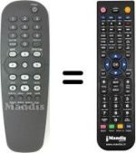 Télécommande équivalente Philips 21PT5407 / 01