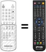 Replacement remote control Samsung 3F14-00033-071