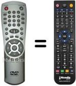 Télécommande équivalente REMCON412