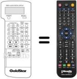 Télécommande équivalente LG 597-080A