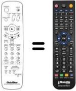 Télécommande équivalente LG 597-086F