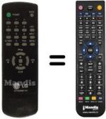 Télécommande équivalente LG 6710V00017M