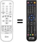 Télécommande équivalente LG 21FA7