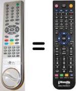 Télécommande équivalente LG RE56NZ21RB