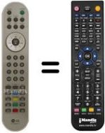 Télécommande équivalente LG RZ17LZ20