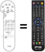 Replacement remote control REMCON753