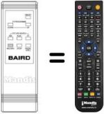 Télécommande équivalente Baird 8951