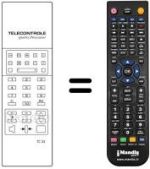 Télécommande équivalente Saba 56ES745