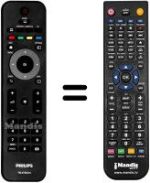 Replacement remote control Philips 26HFL3232D