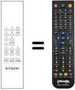 Télécommande équivalente Hitachi CPT2636