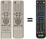 Télécommande équivalente Samsung CW29Z6