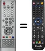 Télécommande équivalente Samsung RM-C803