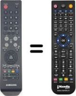 Télécommande équivalente Samsung CW29Z408T