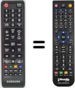 Télécommande équivalente Samsung LE37D579K2S/XZG