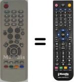 Télécommande équivalente Samsung CB15N112T