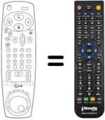 Télécommande équivalente LG AH999P