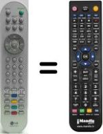 Télécommande équivalente LG AKB30377801