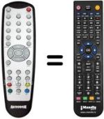 Télécommande équivalente REMCON711