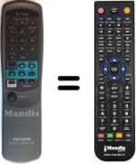 Replacement remote control Aiwa CX-NS50