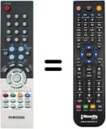 Télécommande équivalente Samsung LE32R86WDX/XEU