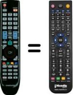Télécommande équivalente Samsung BN59-00691A