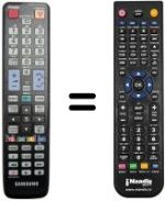 Replacement remote control Samsung UE40C6000