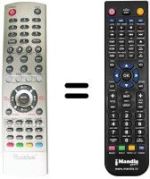 Télécommande équivalente KEYMAT KELC3253T