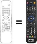 Télécommande équivalente RC613311
