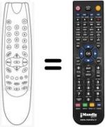 Télécommande équivalente RCM-A