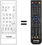 Télécommande équivalente CT-9176