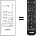 Télécommande équivalente CT-9191