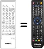 Télécommande équivalente CT-9193